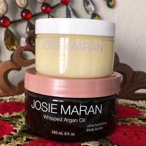 NEW Unsealed Josie Maran Body Butter & Sugar Scrub Duo